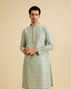 Light Mid Green Festive Kurta Pajama